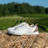 Basket blanche vegan semelle en caoutchouc
