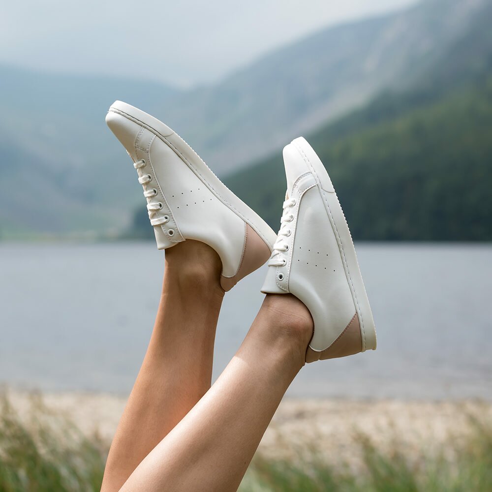 Baskets vegan éthiques d'occasion Toundra Blush d'occasion l'Aurore par Minuit sur Terre