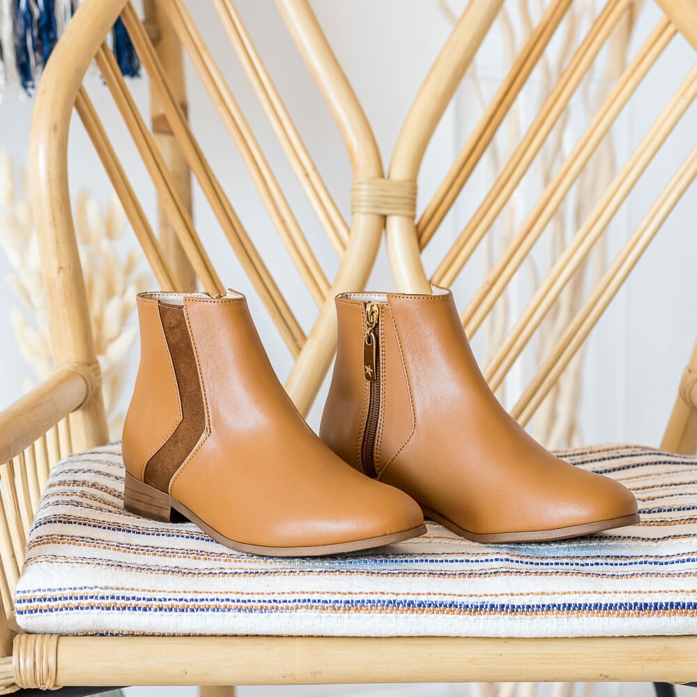 Bottines plates écoresponsables vegan femme Minuit sur Terre