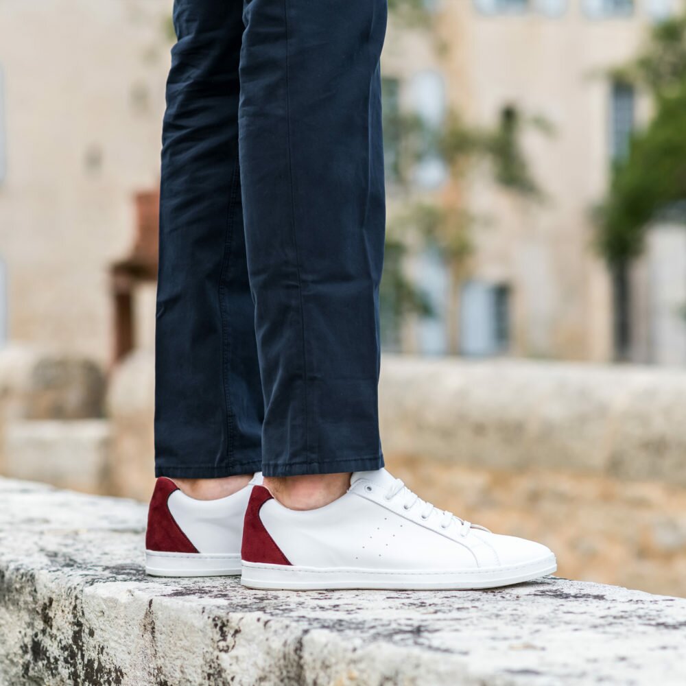 Baskets écoresponsables vegan homme Minuit sur Terre